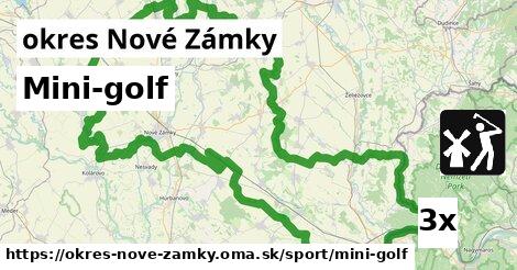 Mini-golf, okres Nové Zámky