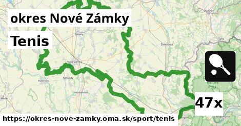 Tenis, okres Nové Zámky