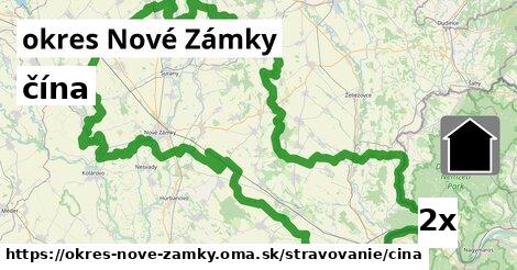 čína, okres Nové Zámky