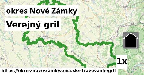 Verejný gril, okres Nové Zámky