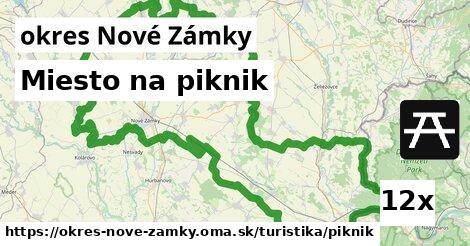 miesto na piknik v okres Nové Zámky