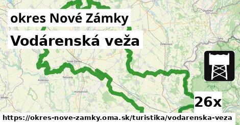 Vodárenská veža, okres Nové Zámky