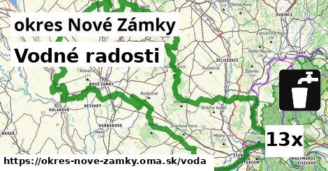 vodné radosti v okres Nové Zámky