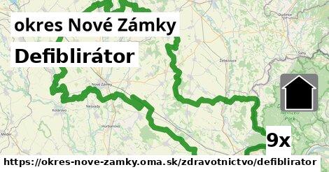 Defiblirátor, okres Nové Zámky