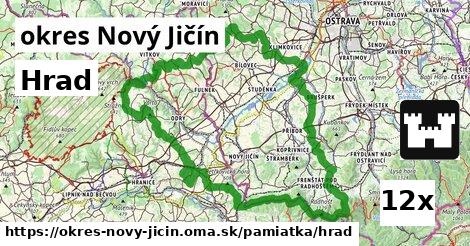 hrad v okres Nový Jičín