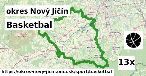 Basketbal, okres Nový Jičín