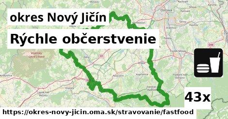 Rýchle občerstvenie, okres Nový Jičín