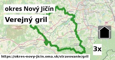 Verejný gril, okres Nový Jičín