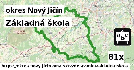 Základná škola, okres Nový Jičín