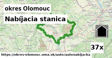 Nabíjacia stanica, okres Olomouc