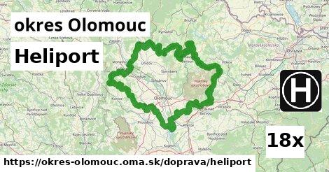 Heliport, okres Olomouc