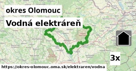 Vodná elektráreň, okres Olomouc