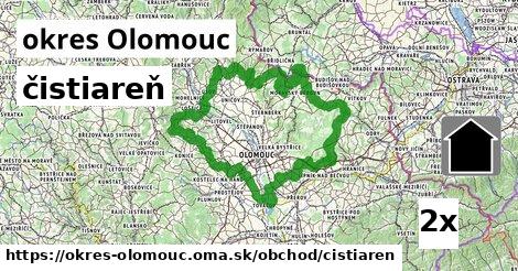čistiareň v okres Olomouc