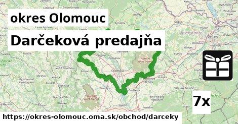 Darčeková predajňa, okres Olomouc