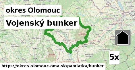 Vojenský bunker, okres Olomouc