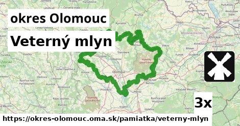 veterný mlyn v okres Olomouc