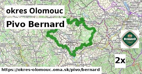 pivo Bernard v okres Olomouc