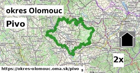 pivo v okres Olomouc