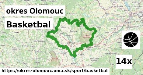 Basketbal, okres Olomouc