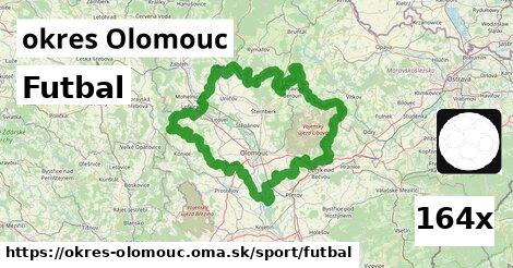 Futbal, okres Olomouc