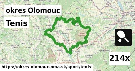 Tenis, okres Olomouc