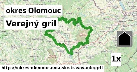 verejný gril v okres Olomouc