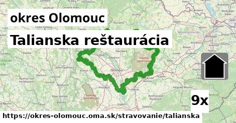 Talianska reštaurácia, okres Olomouc