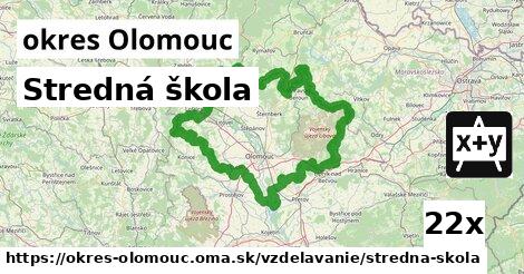 Stredná škola, okres Olomouc