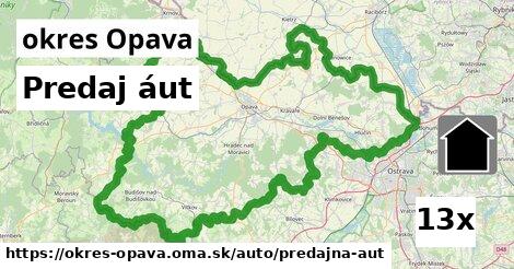 Predaj áut, okres Opava