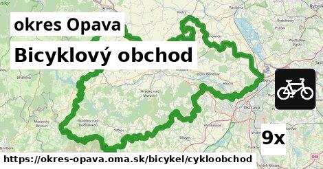 Bicyklový obchod, okres Opava