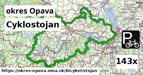 Cyklostojan, okres Opava