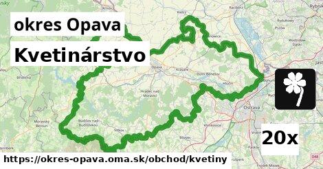 kvetinárstvo v okres Opava