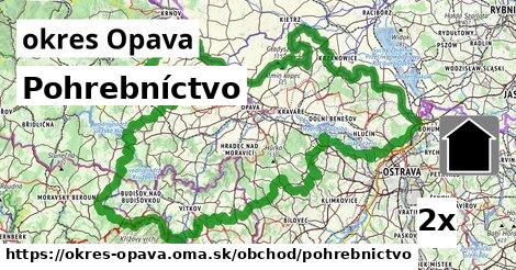pohrebníctvo v okres Opava