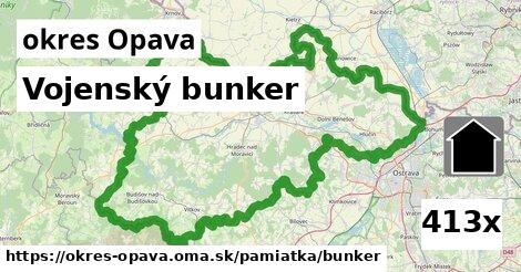 vojenský bunker v okres Opava