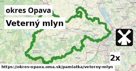 Veterný mlyn, okres Opava