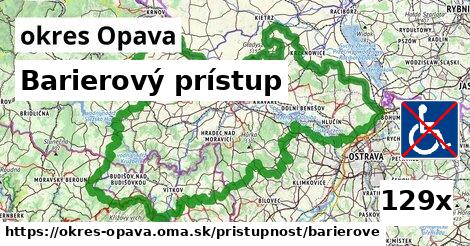 Barierový prístup, okres Opava