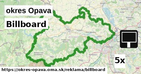 Billboard, okres Opava