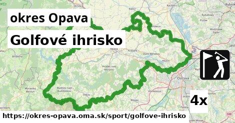 golfové ihrisko v okres Opava