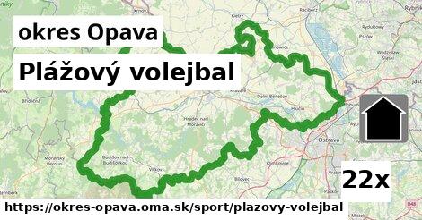 Plážový volejbal, okres Opava