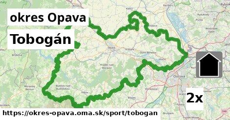 Tobogán, okres Opava