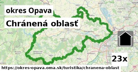 chránená oblasť v okres Opava