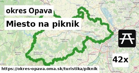 Miesto na piknik, okres Opava