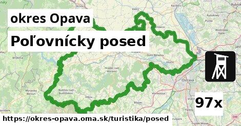 Poľovnícky posed, okres Opava