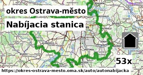 Nabíjacia stanica, okres Ostrava-město