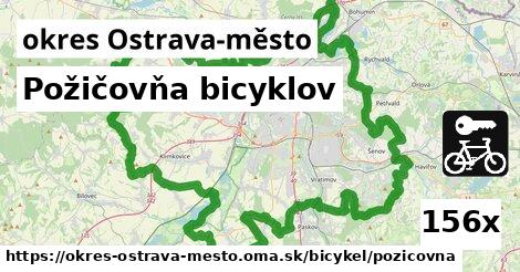 Požičovňa bicyklov, okres Ostrava-město