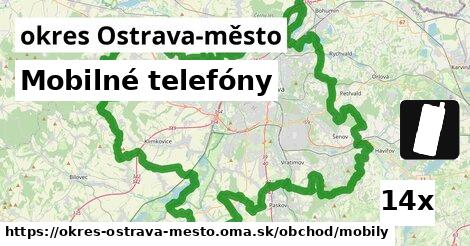 Mobilné telefóny, okres Ostrava-město