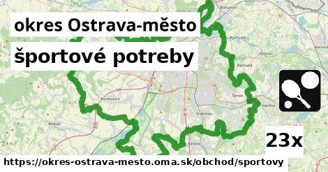 športové potreby, okres Ostrava-město