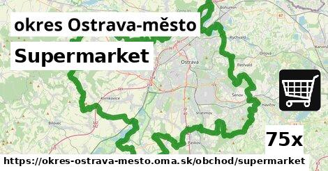 Supermarket, okres Ostrava-město