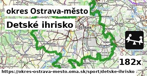 Detské ihrisko, okres Ostrava-město