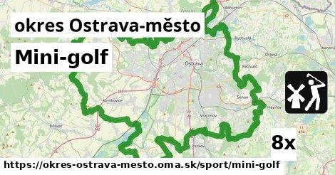Mini-golf, okres Ostrava-město